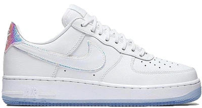 Pre-owned Nike Air Force 1 Prm White White Blue Tint (women's) In White/white/blue Tint