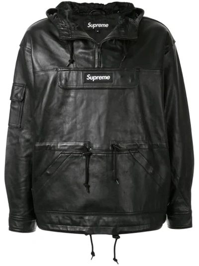 Supreme Hooded Jacket In Black