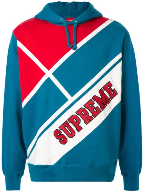 supreme diagonal hooded