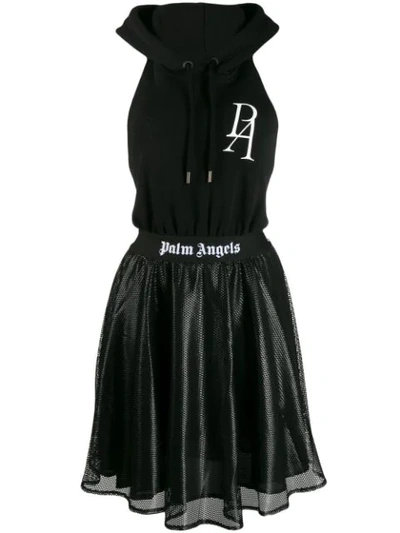 open back hoodie dress Jean Paul Gaultier Open-Back Hooded Mini Dress - Black - 60% Off