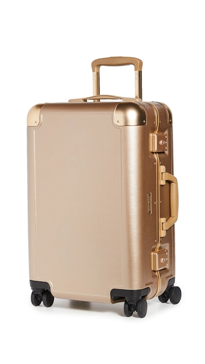 Calpak X Jen Atkin Carry On Suitcase In Gold