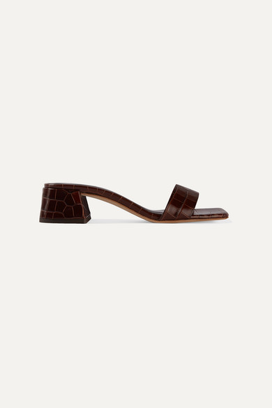 by far leather mules