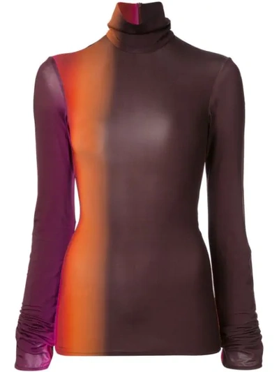 Ellery Brut Turtleneck Sweatshirt In Multicolour