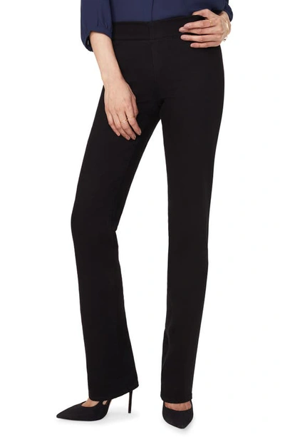 Nydj Marilyn Straight Leg Ponte Pants In Black