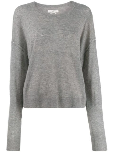 Isabel Marant Étoile Round Neck Knitted Jumper In Grey