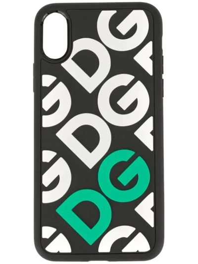 Dolce & Gabbana Mania Logo Iphone Xr Phone Case In Black