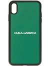 Dolce & Gabbana Logo Iphone Xs Max Case In Green