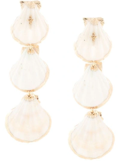 Mercedes Salazar Tropic Earrings In White