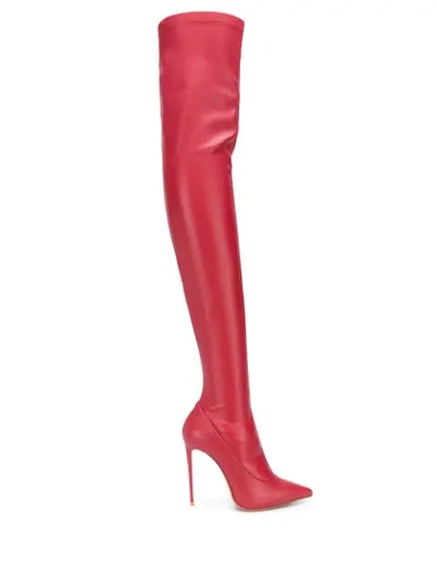 Le Silla Eva Over-the-knee Boots In Red