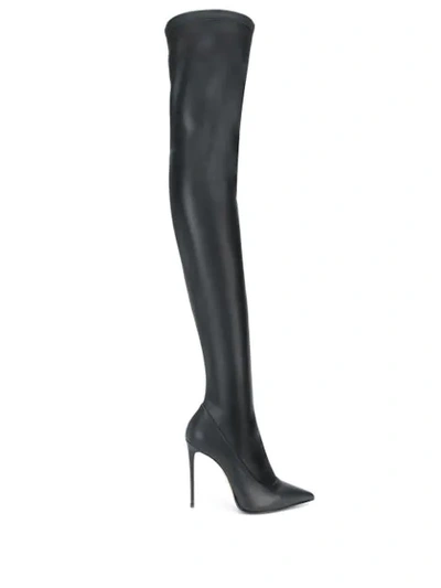 Le Silla Eva Over-the-knee Boots In Black