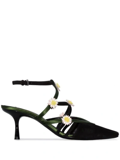 Fabrizio Viti Gardner 65mm Flower Pumps In Black