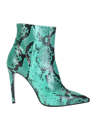 Giampaolo Viozzi Ankle Boots In Green