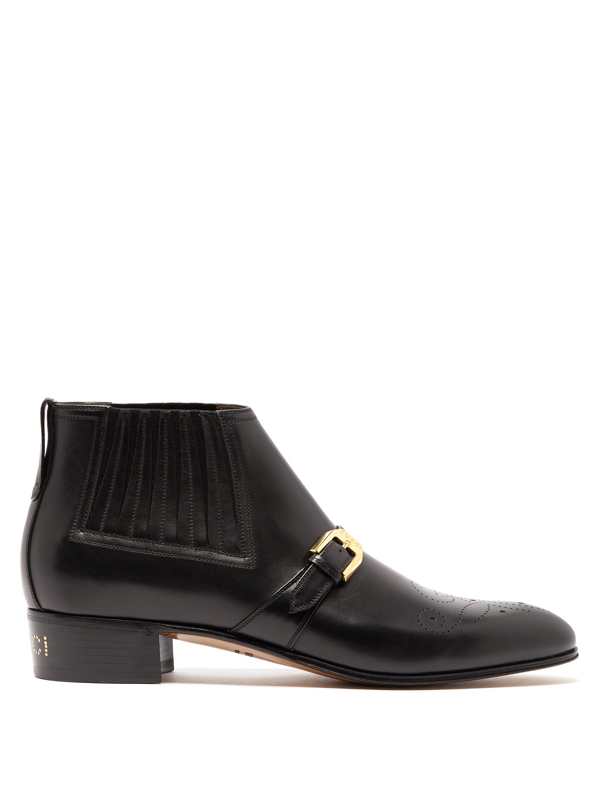 mens black gucci boots