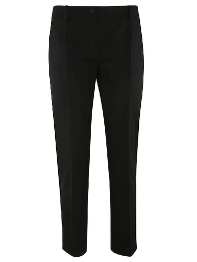 Dolce & Gabbana Cropped Trousers In Black