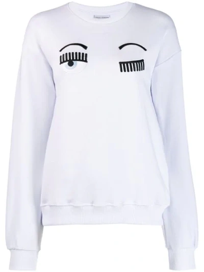 Chiara Ferragni Flirting Jumper In White