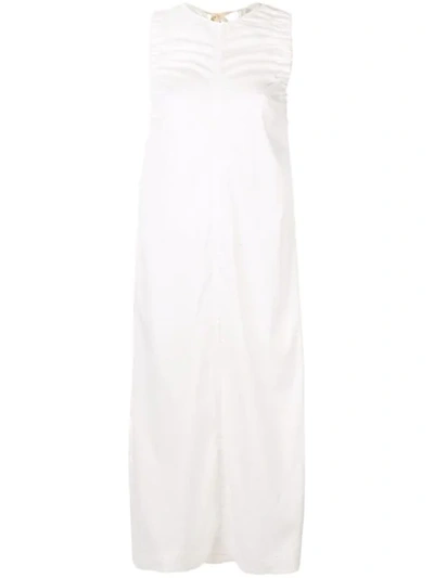 Lee Mathews Elsie Midi Dress In Natural