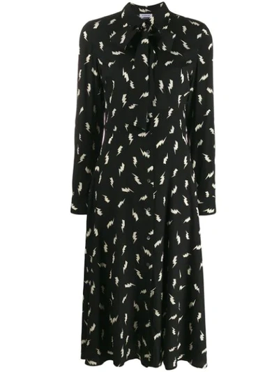 P.a.r.o.s.h Lightening Bolt Dress In Black