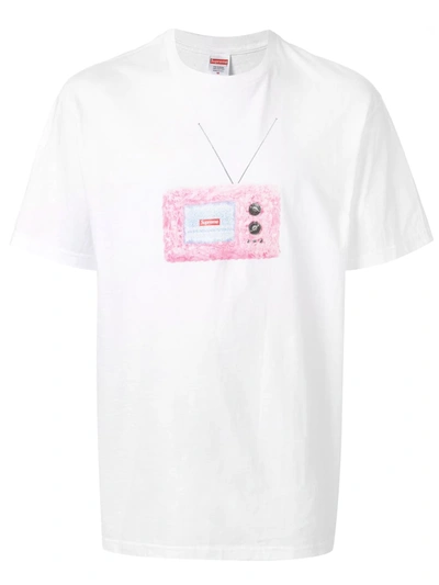 Supreme Tv T-shirt In White