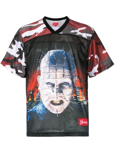 Supreme Hellraiser Football Jersey In Black