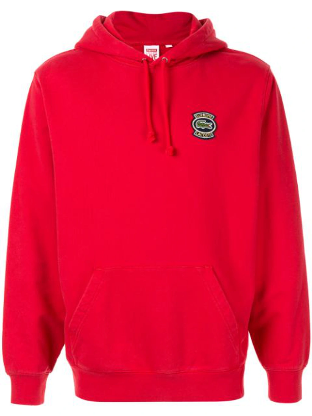 Supreme Lacoste X Hoodie In Red | ModeSens