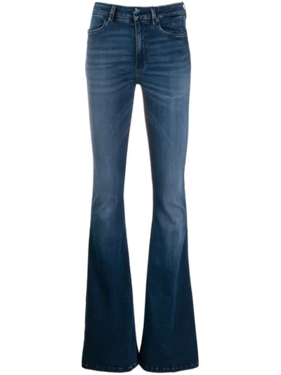 Dondup Flared Jeans In 800 Denim