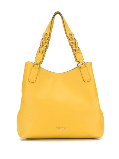 Liu •jo Medium Tote Bag In Yellow