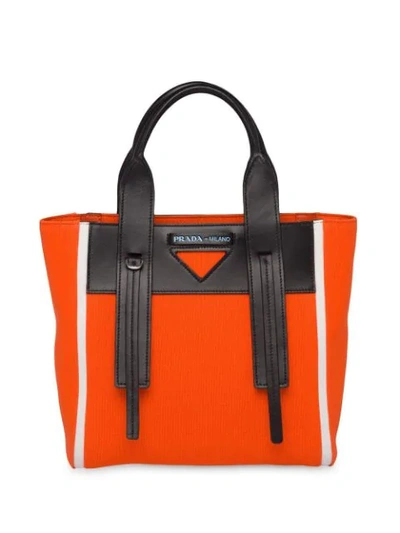 Prada Ouverture Tote Bag In Orange
