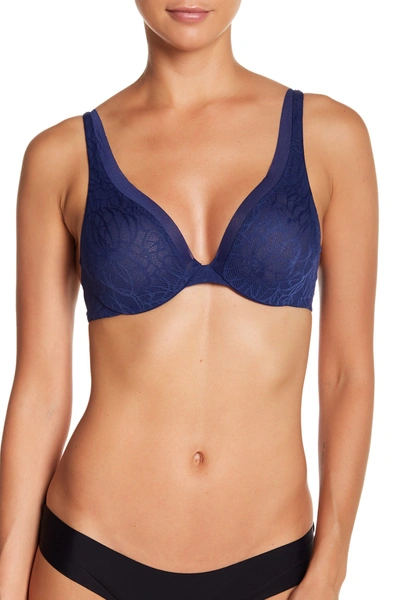 Dkny Signature Unlined Underwire Bra (a-dd Cups) In 1aq/ N