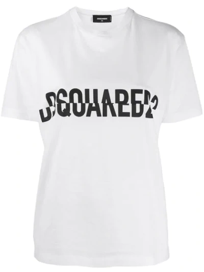 Dsquared2 Logo T-shirt In White