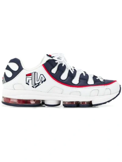 Fila Silva Sneaker In White/navy