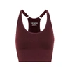 Tory Sport Stretch-jersey Sports Bra In Red