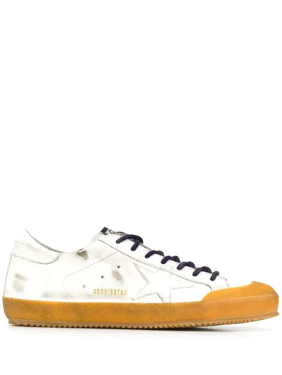 Golden Goose Superstar Leather Trainers In Q63 White