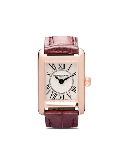 Frederique Constant Classics Carrée Ladies 30mm In White