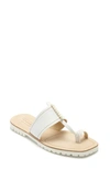 Etienne Aigner Mae Sandal In White Leather