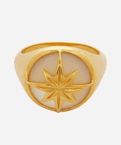 Theodora Warre Gold-plated Mother Of Pearl Star Ring
