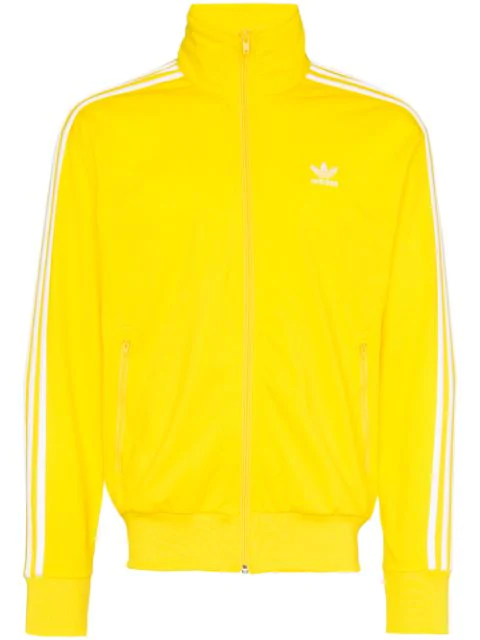 yellow adidas firebird jacket
