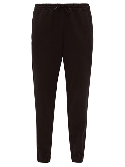 Wardrobe.nyc Release 02 High-rise Cotton Track Trousers In Black