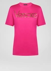 Versace Vintage Logo Loose Fit T-shirt In Pink