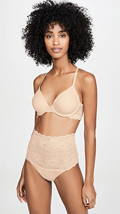 Natori Intimates Plush Full Fit Convertible Bra In Cafe