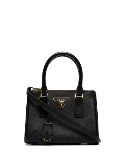 Prada Black Mini Galleria Tote Bag