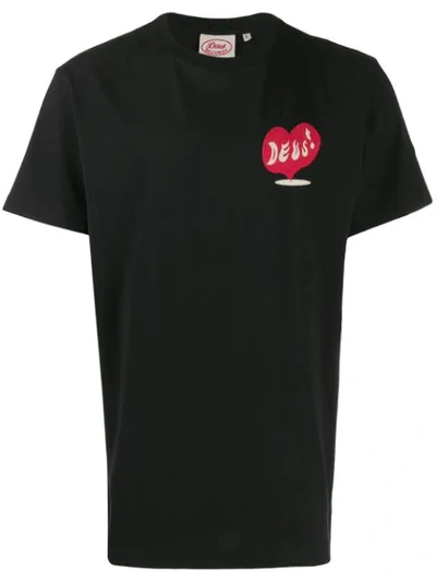 Deus Ex Machina Printed Logo T-shirt In Black