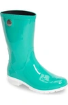 Ugg 'sienna' Rain Boot In Neon Green