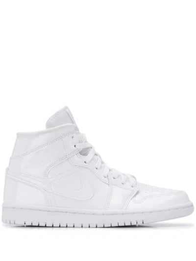 Nike Women's Air Jordan Retro 1 Mid Se Casual Shoes In White