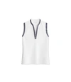 Tory Sport Tory Burch Sleeveless Tunic Top In Snow White
