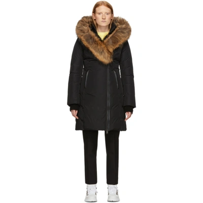 Mackage Black Down & Fur Classic Kay Parka