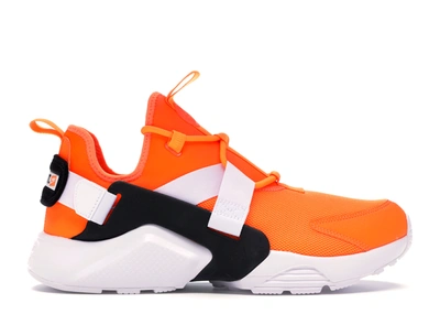 Pre-owned Nike Air Huarache City Low Just Do It Pack Orange (women's) In Total Orange/white-black