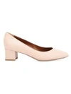 Aquatalia Pasha Leather Pumps In Nude