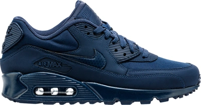 Pre-owned Nike Air Max 90 Midnight Navy (2016/2019) In Midnight Navy/midnight  Navy | ModeSens