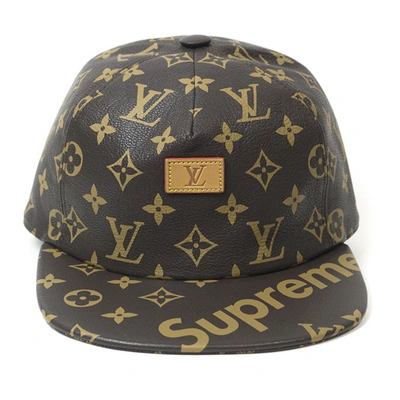 Pre-owned Supreme  X Louis Vuitton 5-panel Hat Brown