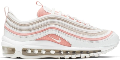 Pre-owned Nike Air Max 97 Summit White Bleached Coral (women's) In Summit White/summit White-bleached Coral-desert Sand-white